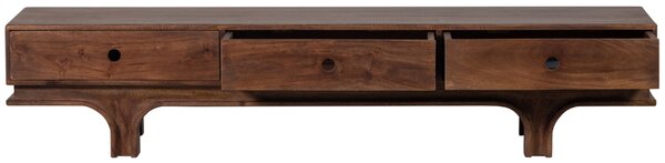 -25 % Dny MOMENTI– WOOOD Hnědý dřevěný TV stolek Esta 180 x 45 cm