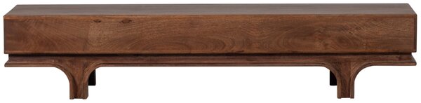 -25 % Dny MOMENTI– WOOOD Hnědý dřevěný TV stolek Esta 180 x 45 cm