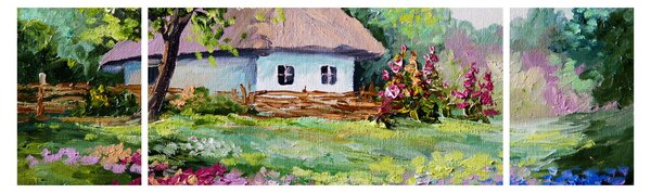 Obraz - Chalupa (170x50 cm)