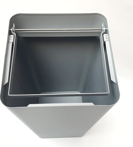 Odpadkový koš na tříděný odpad Caimi Brevetti Centolitri G, 100 L - žlutý, plast