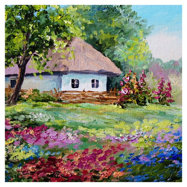 Obraz - Chalupa (30x30 cm)