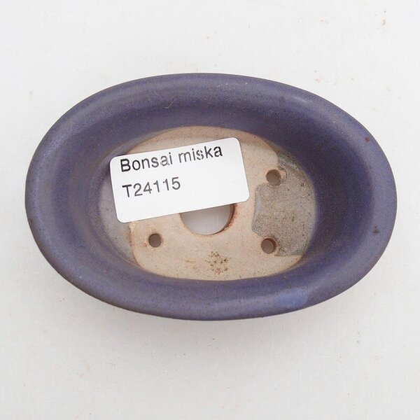 E-bonsai Keramická bonsai miska 9 x 6 x 3 cm fialová