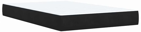 Box spring postel s matrací černá 120 x 190 cm samet 3285628