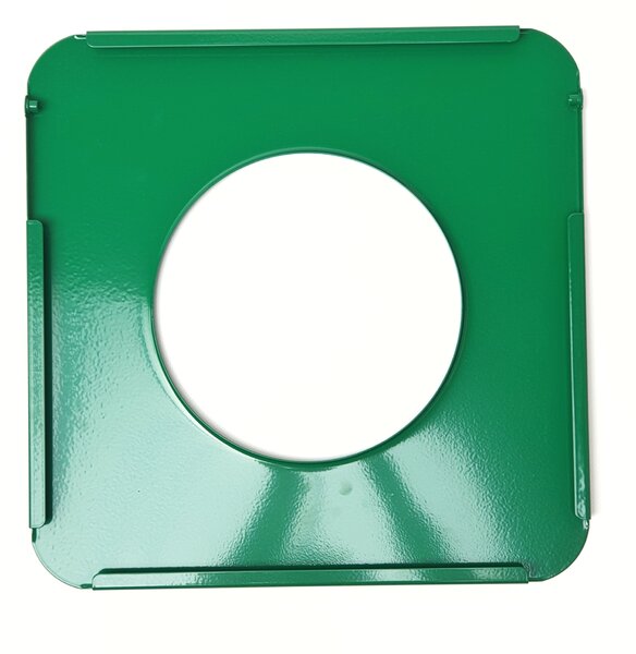 Odpadkový koš na tříděný odpad Caimi Brevetti Centolitri G, 100 L - zelený, sklo