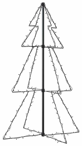 Vánoční stromek kužel 160 LED diod dovnitř i ven 78 x 120 cm 328564