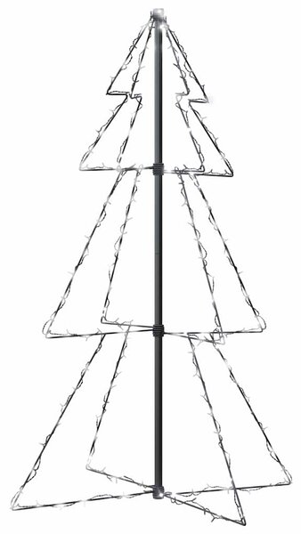 Vánoční stromek kužel 160 LED diod dovnitř i ven 78 x 120 cm 328564