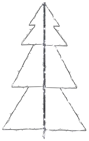 Vánoční stromek kužel 160 LED diod dovnitř i ven 78 x 120 cm 328564