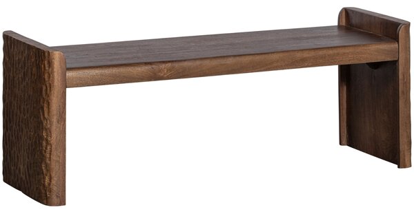 WOOOD Hnědá dřevěná lavice Popp 120 cm