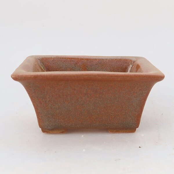 E-bonsai Keramická bonsai miska 8,5 x 6 x 4 cm hnědá