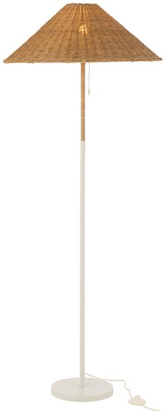 Ratanová stojací lampa J-line Roowa 154 cm