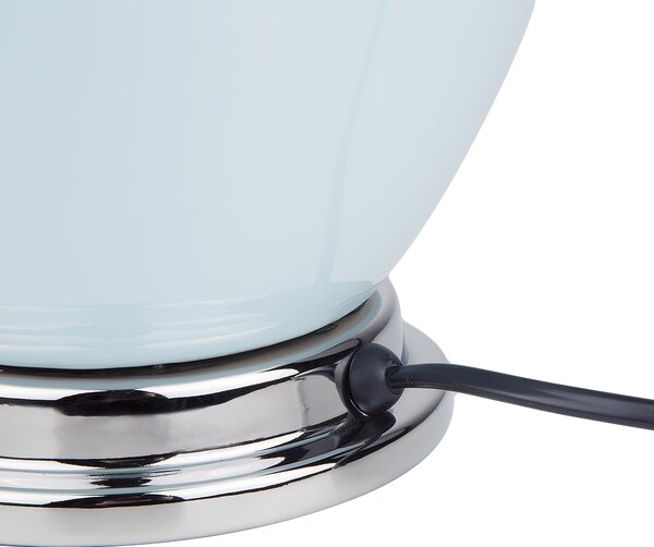 Stolní lampa BRENTA Keramika Světle modrá