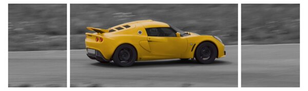 Obraz - Rychlé auto (170x50 cm)