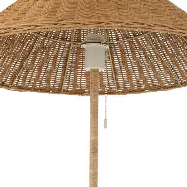 Ratanová stojací lampa J-line Roowa 154 cm