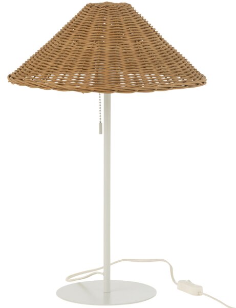 Ratanová stolní lampa J-line Roowa