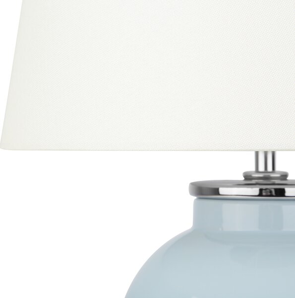 Stolní lampa BRENTA Keramika Světle modrá