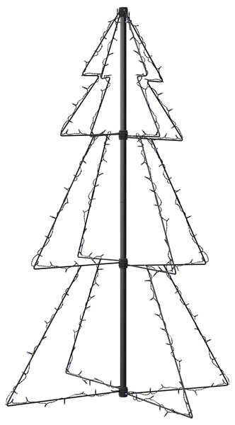 Vánoční stromek kužel 160 LED diod dovnitř i ven 78 x 120 cm 328567