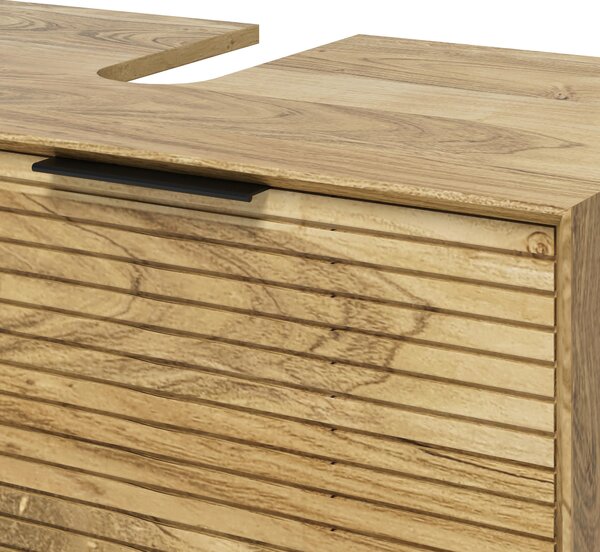 SKŘÍŇKA POD UMYVADLO, přírodní barvy, přírodní barvy, 80/66/42 cm Livetastic - Koupelnové série, Online Only
