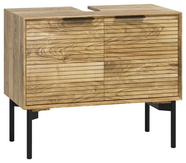 SKŘÍŇKA POD UMYVADLO, přírodní barvy, přírodní barvy, 80/66/42 cm Livetastic - Koupelnové série, Online Only