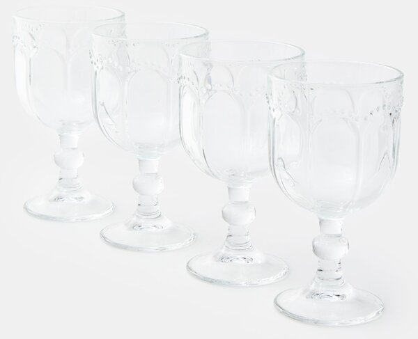 Sinsay - Sada sklenic se zdobením 4 pack - clear