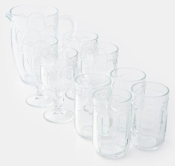 Sinsay - Sada sklenic se zdobením 4 pack - clear