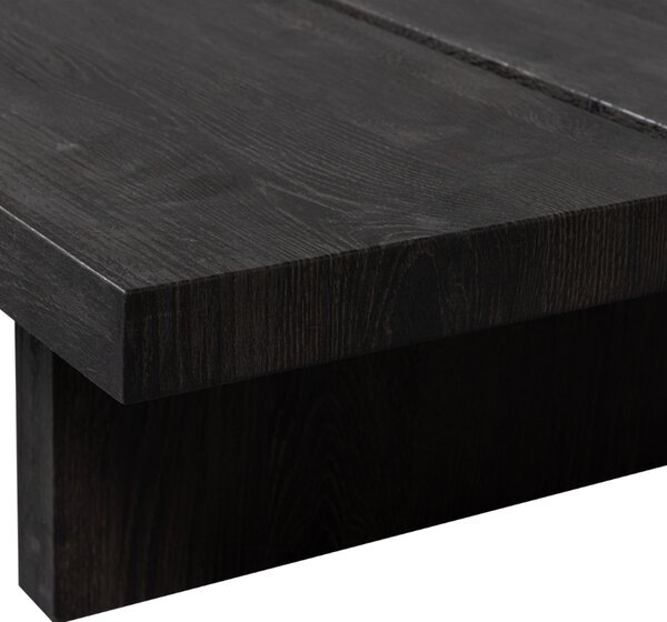 -25 % Dny MOMENTI– WOOOD Tmavě hnědý konferenční stolek Lin 140 x 60 cm