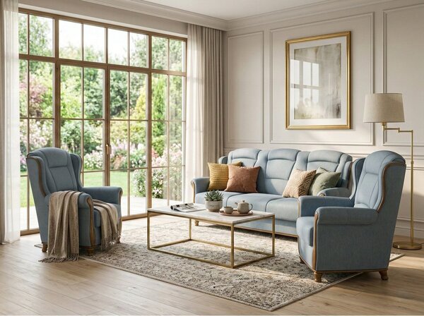 Sedací souprava LEONARDO LUX 3+1+1 Nerozkládací