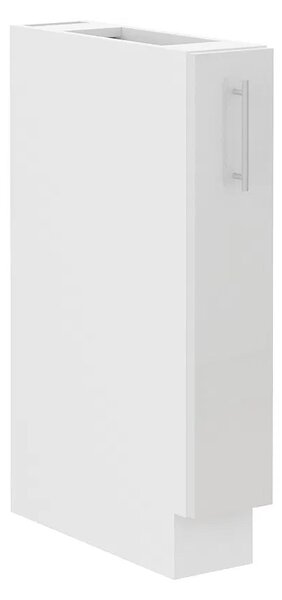 Kuchyňská linka LARA wh | ve tvaru L | 410x260 cm | verze B | UNI | zásuvky PREMIUM BOX | bílá lesk