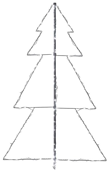 Vánoční stromek kužel 200 LED diod dovnitř i ven 98 x 150 cm 328574