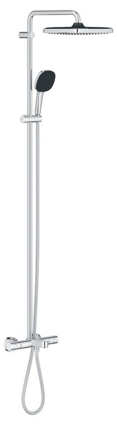 Grohe Vitalio Comfort vanová sada se sprchou na stěnu s termostatem s dešťovou sprchou StarLight Chrome 26984001