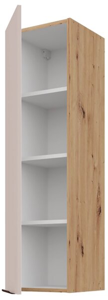 SOLEA k | horní kuchyňská skříňka 30 G-108 1F policová | 30 cm | EXTRA VYSOKÁ | artisan/kašmír | VÝBĚR ÚCHYTŮ