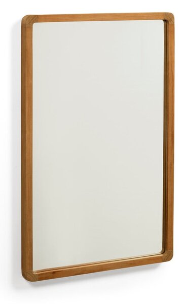 Nástěnné zrcadlo s dřevěným rámem 45x70 cm Shamel – Kave Home