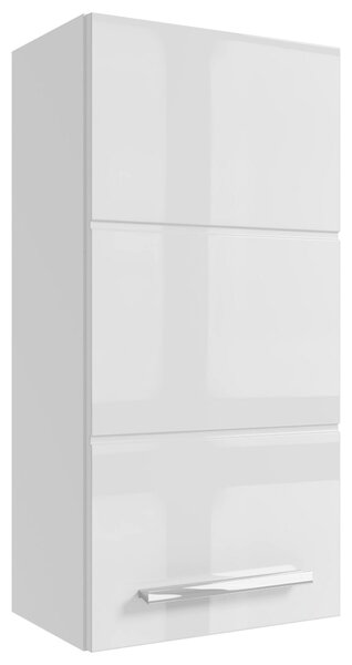 ZÁVĚSNÁ SKŘÍŇKA, vysoce lesklá bílá, bílá, 34/70/23 cm MID.YOU - Koupelnové série, Online Only