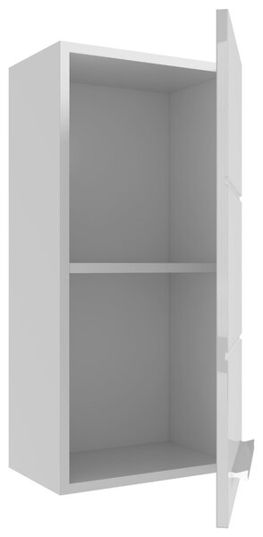 ZÁVĚSNÁ SKŘÍŇKA, vysoce lesklá bílá, bílá, 34/70/23 cm MID.YOU - Koupelnové série, Online Only