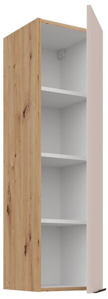 SOLEA k | horní kuchyňská skříňka 30 G-108 1F policová | 30 cm | EXTRA VYSOKÁ | artisan/kašmír | VÝBĚR ÚCHYTŮ