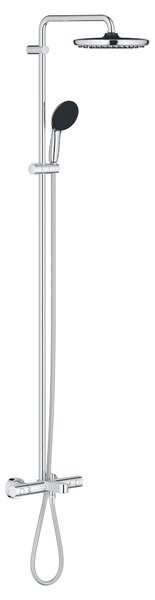 Grohe Vitalio Start System vanová sada se sprchou na stěnu s termostatem s dešťovou sprchou chrom 26988001