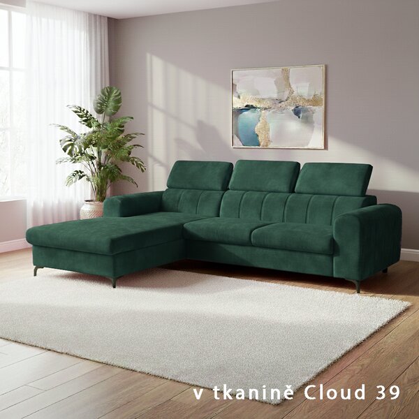 Sedací souprava rohová WILD M | 192x264 cm | ve tvaru L | rozkládací s úložným prostorem | VÝBĚR TKANIN