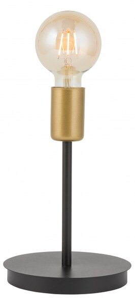 SIGMA Stolní moderní lampa GINO, 1xE27, 60W, černá/zlatá