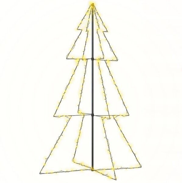 Vánoční stromek kužel 240 LED diod dovnitř i ven 118 x 180 cm 328581