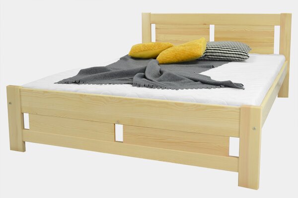 Via-nábytek Postel KORA masiv borovice - ! Rozměry: 80 x 200, Povrchová úprava postele: Borovice (lakovaná)