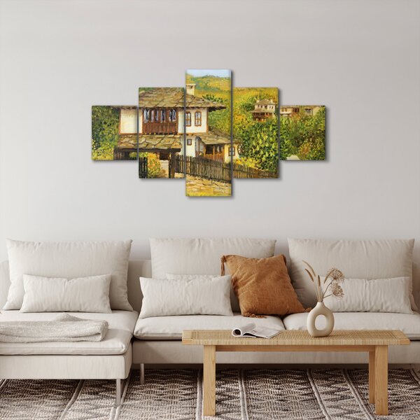 Obraz - Chaloupky v létě (125x70 cm)