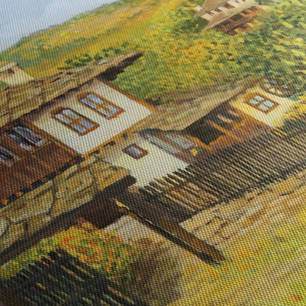 Obraz - Chaloupky v létě (30x30 cm)