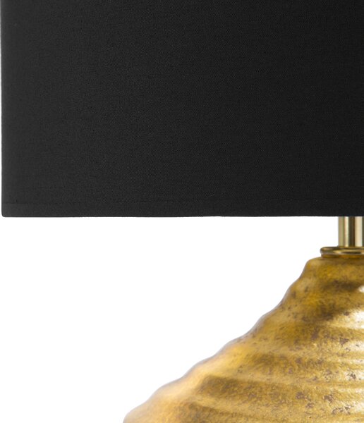 Stolní lampa KUBAN Keramika Zlatá