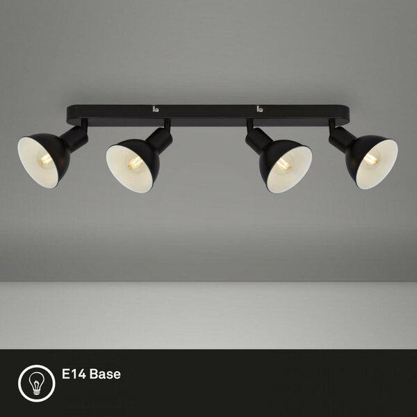 BRILONER Bodové svítidlo 55 cm 4x E14 max. 25W černá BRILO 2674-045