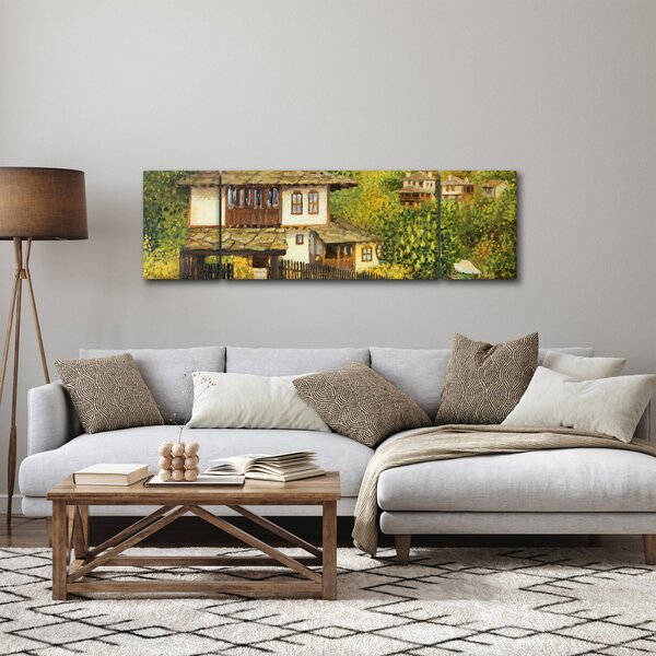 Obraz - Chaloupky v létě (170x50 cm)
