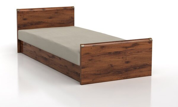 Jednolůžková postel 90 cm BRW INDIANA JLOZ 90 (Dub sutter). 798127
