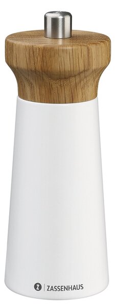 Mlýnek na pepř WESTERLAND 14 cm, bílý - Zassenhaus