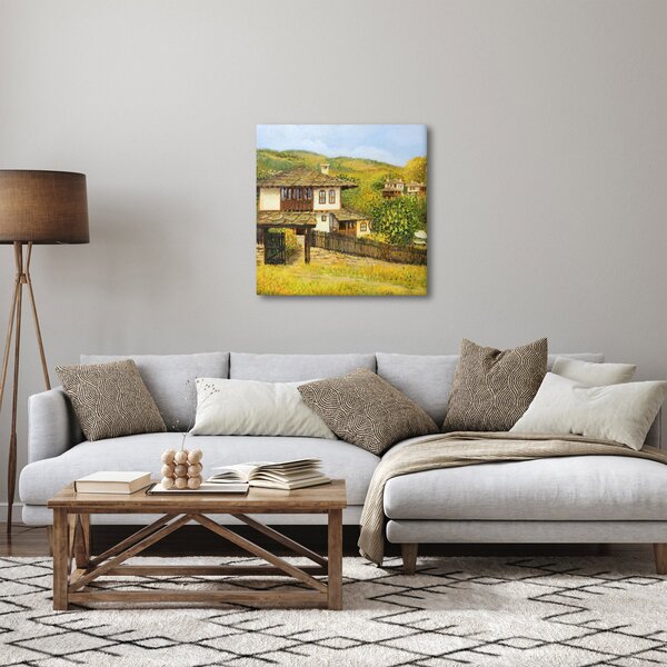 Obraz - Chaloupky v létě (30x30 cm)