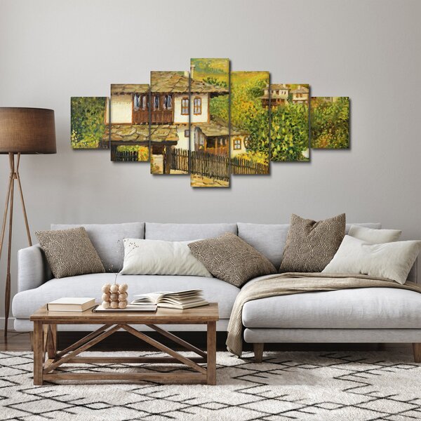 Obraz - Chaloupky v létě (210x100 cm)