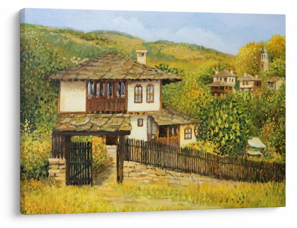 Obraz - Chaloupky v létě (70x50 cm)