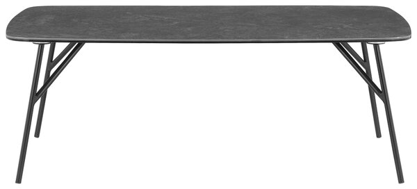 KONFERENČNÍ STOLEK, šedá, černá, kov, sklo, keramika, 110/60/40 cm Xora - Konferenční stolky, Online Only